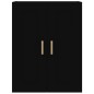 vidaXL Armario de pared madera contrachapada negro 69,5x32,5x90 cm vidaXL Armario de pared madera contrachapada negro 69,5x32,5x90 cm