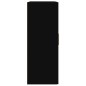 vidaXL Armario de pared madera contrachapada negro 69,5x32,5x90 cm vidaXL Armario de pared madera contrachapada negro 69,5x32,5x90 cm