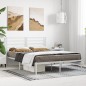 vidaXL Estructura de cama con cabecero metal blanca 140x200 cm vidaXL Estructura de cama con cabecero metal blanca 140x200 cm