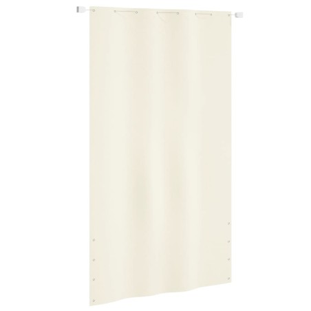 vidaXL Toldo pantalla para balcón tela oxford color crema 140x240 cm