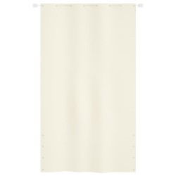 vidaXL Toldo pantalla para balcón tela oxford color crema 140x240 cm