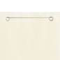 vidaXL Toldo pantalla para balcón tela oxford color crema 140x240 cm vidaXL Toldo pantalla para balcón tela oxford color crema 140x240 cm