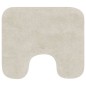vidaXL Conjunto de alfombrillas de baño de tela 2 piezas blanco vidaXL Conjunto de alfombrillas de baño de tela 2 piezas blanco