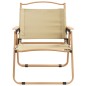 vidaXL Sillas de camping 2 uds tela Oxford beige 54x43x59 cm vidaXL Sillas de camping 2 uds tela Oxford beige 54x43x59 cm