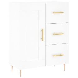 vidaXL Aparador de madera de ingeniería blanco 69,5x34x90 cm