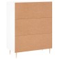 vidaXL Aparador de madera de ingeniería blanco 69,5x34x90 cm vidaXL Aparador de madera de ingeniería blanco 69,5x34x90 cm