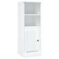 vidaXL Aparador madera contrachapada blanco brillo 36x35,5x103,5 cm