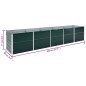 vidaXL Arriate de jardín de acero galvanizado verde 400x80x77 cm vidaXL Arriate de jardín de acero galvanizado verde 400x80x77 cm