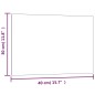 vidaXL Pizarra magnética pared vidrio templado negro 40x30 cm vidaXL Pizarra magnética pared vidrio templado negro 40x30 cm