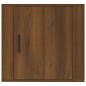 vidaXL Mesitas de noche de pared 2 uds roble marrón 50x30x47 cm vidaXL Mesitas de noche de pared 2 uds roble marrón 50x30x47 cm