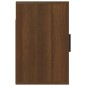 vidaXL Mesitas de noche de pared 2 uds roble marrón 50x30x47 cm vidaXL Mesitas de noche de pared 2 uds roble marrón 50x30x47 cm