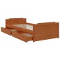 vidaXL Estructura cama cajones madera maciza de pino marrón 90x200 cm vidaXL Estructura cama cajones madera maciza de pino marrón 90x200 cm