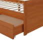 vidaXL Estructura cama cajones madera maciza de pino marrón 90x200 cm vidaXL Estructura cama cajones madera maciza de pino marrón 90x200 cm