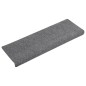 vidaXL Alfombrillas de escalera 5 unidades gris claro 65x21x4 cm vidaXL Alfombrillas de escalera 5 unidades gris claro 65x21x4 cm