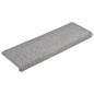 vidaXL Alfombras de peldaños de escalera 15 uds gris claro 65x21x4 cm vidaXL Alfombras de peldaños de escalera 15 uds gris claro 65x21x4 cm