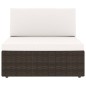 vidaXL Juego de muebles de jardín 8 piezas ratán sintético marrón vidaXL Juego de muebles de jardín 8 piezas ratán sintético marrón