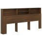 vidaXL Armario cabecero marrón roble 220x19x103,5 cm vidaXL Armario cabecero marrón roble 220x19x103,5 cm
