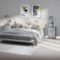 vidaXL Mesitas de noche 2 uds madera gris hormigón 40x35x70 cm vidaXL Mesitas de noche 2 uds madera gris hormigón 40x35x70 cm