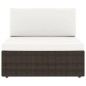 vidaXL Juego de muebles de jardín 8 piezas ratán sintético marrón vidaXL Juego de muebles de jardín 8 piezas ratán sintético marrón