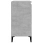 vidaXL Mesitas de noche 2 uds madera gris hormigón 40x35x70 cm vidaXL Mesitas de noche 2 uds madera gris hormigón 40x35x70 cm