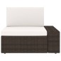vidaXL Juego de muebles de jardín 8 piezas ratán sintético marrón vidaXL Juego de muebles de jardín 8 piezas ratán sintético marrón