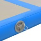 vidaXL Esterilla inflable de gimnasia con bomba 600x100x10 cm PVC azul vidaXL Esterilla inflable de gimnasia con bomba 600x100x10 cm PVC azul