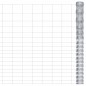 vidaXL Valla de jardín de acero galvanizado plateado 50x1,25 m vidaXL Valla de jardín de acero galvanizado plateado 50x1,25 m