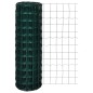 vidaXL Set de euro valla acero verde 25x1,2 m vidaXL Set de euro valla acero verde 25x1,2 m