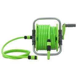 vidaXL Carrete de manguera 20+2 m