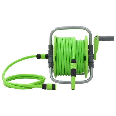vidaXL Carrete de manguera 20+2 m