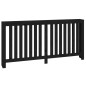 vidaXL Cubierta de radiador madera maciza de pino negro 169x19x84 cm vidaXL Cubierta de radiador madera maciza de pino negro 169x19x84 cm