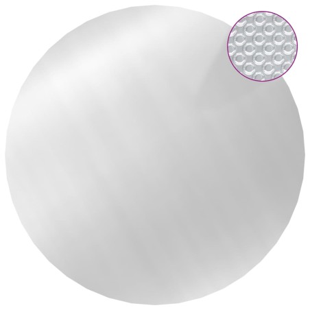 vidaXL Cubierta de piscina PE plateado 250 cm