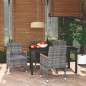 vidaXL Juego muebles jardín 5 pzas con cojines ratán sintético gris vidaXL Juego muebles jardín 5 pzas con cojines ratán sintético gris