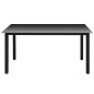 vidaXL Juego muebles jardín 5 pzas con cojines ratán sintético gris vidaXL Juego muebles jardín 5 pzas con cojines ratán sintético gris