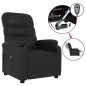 vidaXL Sillón de masaje reclinable eléctrico de cuero sintético negro vidaXL Sillón de masaje reclinable eléctrico de cuero sintético negro