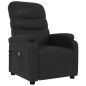 vidaXL Sillón de masaje reclinable eléctrico de cuero sintético negro vidaXL Sillón de masaje reclinable eléctrico de cuero sintético negro