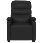 vidaXL Sillón de masaje reclinable eléctrico de cuero sintético negro vidaXL Sillón de masaje reclinable eléctrico de cuero sintético negro