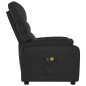 vidaXL Sillón de masaje reclinable eléctrico de cuero sintético negro vidaXL Sillón de masaje reclinable eléctrico de cuero sintético negro