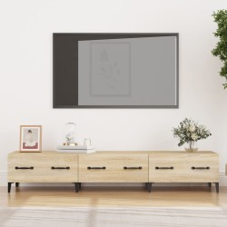 vidaXL Mueble de TV madera contrachapada roble Sonoma 150x34,5x30 cm