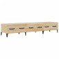 vidaXL Mueble de TV madera contrachapada roble Sonoma 150x34,5x30 cm vidaXL Mueble de TV madera contrachapada roble Sonoma 150x34,5x30 cm