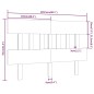 vidaXL Cabecero de cama madera maciza de pino blanco 203,5x3x81 cm vidaXL Cabecero de cama madera maciza de pino blanco 203,5x3x81 cm