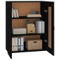 vidaXL Armario colgante de pared negro 69,5x32,5x90 cm vidaXL Armario colgante de pared negro 69,5x32,5x90 cm