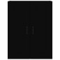vidaXL Armario colgante de pared negro 69,5x32,5x90 cm vidaXL Armario colgante de pared negro 69,5x32,5x90 cm