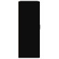 vidaXL Armario colgante de pared negro 69,5x32,5x90 cm vidaXL Armario colgante de pared negro 69,5x32,5x90 cm