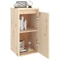 vidaXL Armario de pared 2 uds madera maciza de pino 30x30x60 cm vidaXL Armario de pared 2 uds madera maciza de pino 30x30x60 cm