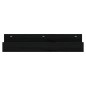vidaXL Estantes de pared 2 uds madera maciza de pino negro 50x12x9 cm vidaXL Estantes de pared 2 uds madera maciza de pino negro 50x12x9 cm