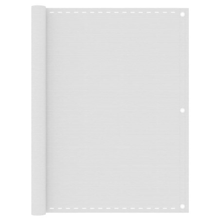 vidaXL Toldo para balcón HDPE blanco 120x300 cm