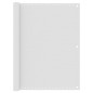vidaXL Toldo para balcón HDPE blanco 120x300 cm