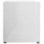 vidaXL Mueble TV madera contrachapada blanco brillante 120x34x37 cm vidaXL Mueble TV madera contrachapada blanco brillante 120x34x37 cm