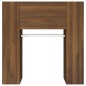 vidaXL Mueble recibidor madera contrachapada marrón roble 97,5x37x99cm